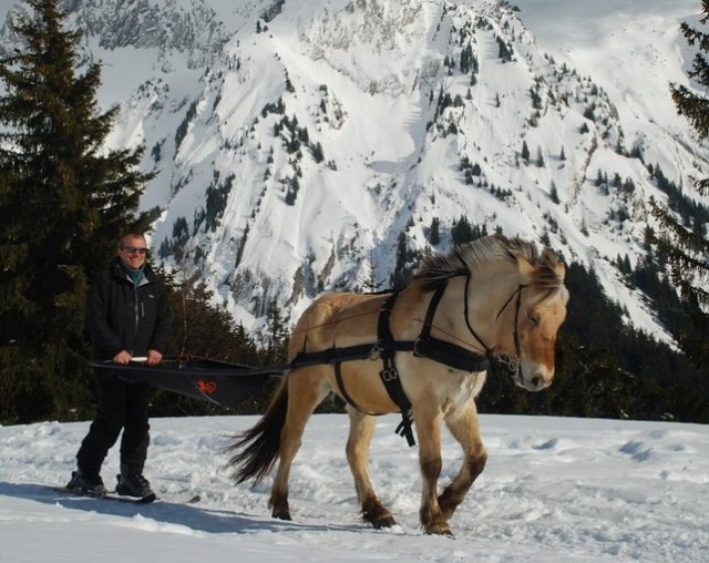  ski joering proche de megeve 